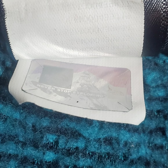 The North Face Osito 2 Fleece Jacket Womens Small Teal Fleece Full Zip Cozy Warm - Picture 12 of 14